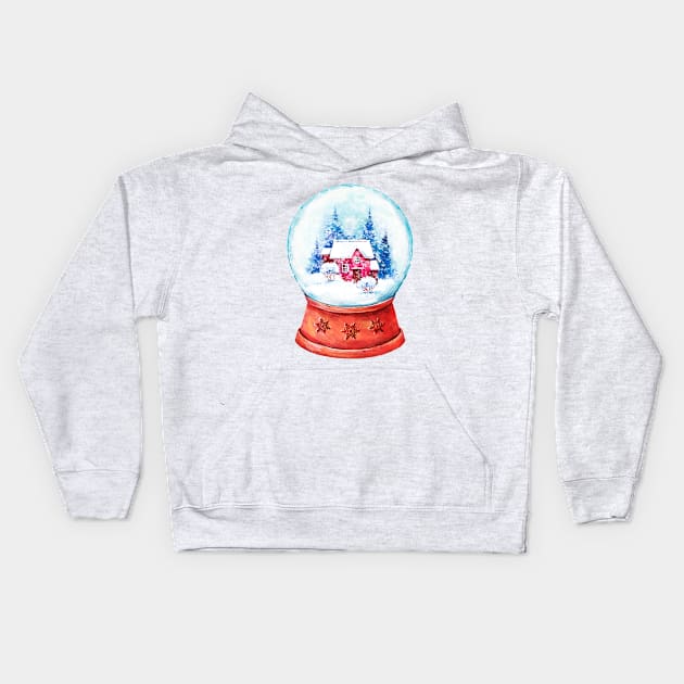 Snowball Kids Hoodie by Mako Design 